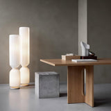 Contemporary White Twist Floor Lamp with Asymmetrical Design for Ambient Lighting