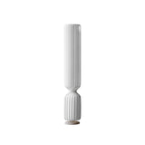 Contemporary White Twist Floor Lamp with Asymmetrical Design for Ambient Lighting