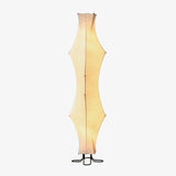 Modern Twist Silk Floor Lamp Tall Standing Light for Living Room and Bedroom