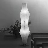 Modern Twist Silk Floor Lamp Tall Standing Light for Living Room and Bedroom