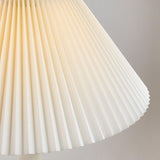 Modern Organic Twisted Pleated Floor Lamp Handcrafted Resin Standing Light