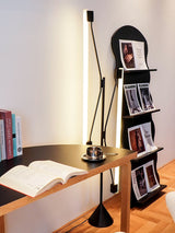 Dual Tube Modern LED Floor Lamp Minimalist Standing Light for Living Room and Office