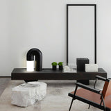 Contemporary Arch Wood LED Table Lamp Minimalist U Shaped Desk Light for Home and Office