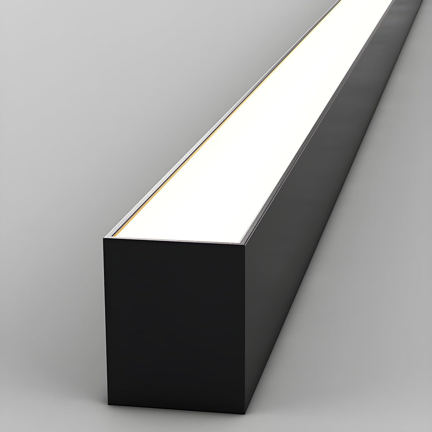Modern Minimalism Ultra Slim Linear LED Ceiling Light Fixture with Three Color Modes and Integrated Lighting