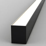 Modern Minimalism Ultra Slim Linear LED Ceiling Light Fixture with Three Color Modes and Integrated Lighting