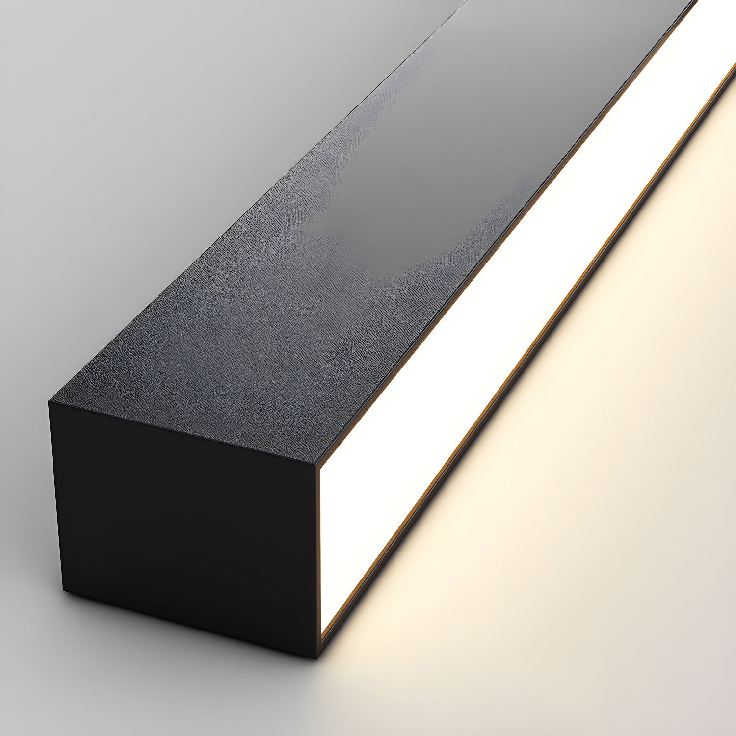 Modern Minimalism Ultra Slim Linear LED Ceiling Light Fixture with Three Color Modes and Integrated Lighting