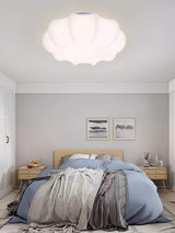 Contemporary White Umbrella LED Ceiling Lamp for Modern Bedroom and Nursery Decor