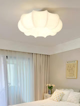 Contemporary White Umbrella LED Ceiling Lamp for Modern Bedroom and Nursery Decor