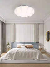 Contemporary White Umbrella LED Ceiling Lamp for Modern Bedroom and Nursery Decor