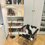 Modern Umbrella Style Wood Floor Lamp with Adjustable Height and Fabric Shade