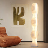 Modern Vapor Acrylic Uplight Floor Lamp with Integrated LED for Living Room Standing Light White