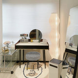 Modern Vapor Acrylic Uplight Floor Lamp with Integrated LED for Living Room Standing Light White