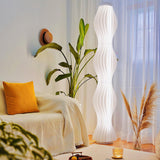Modern Vapor Acrylic Uplight Floor Lamp with Integrated LED for Living Room Standing Light White