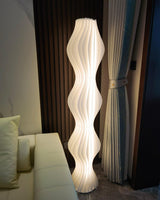 Modern Vapor Acrylic Uplight Floor Lamp with Integrated LED for Living Room Standing Light White
