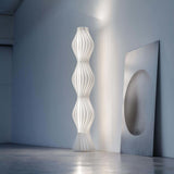 Modern Vapor Acrylic Uplight Floor Lamp with Integrated LED for Living Room Standing Light White