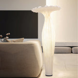 Modern Fabric Vase Floor Lamp with Integrated LED for Living Room Decor