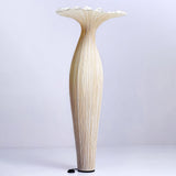 Modern Fabric Vase Floor Lamp with Integrated LED for Living Room Decor
