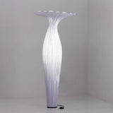 Modern Fabric Vase Floor Lamp with Integrated LED for Living Room Decor