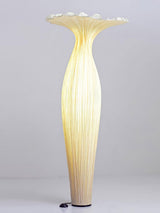Modern Fabric Vase Floor Lamp with Integrated LED for Living Room Decor