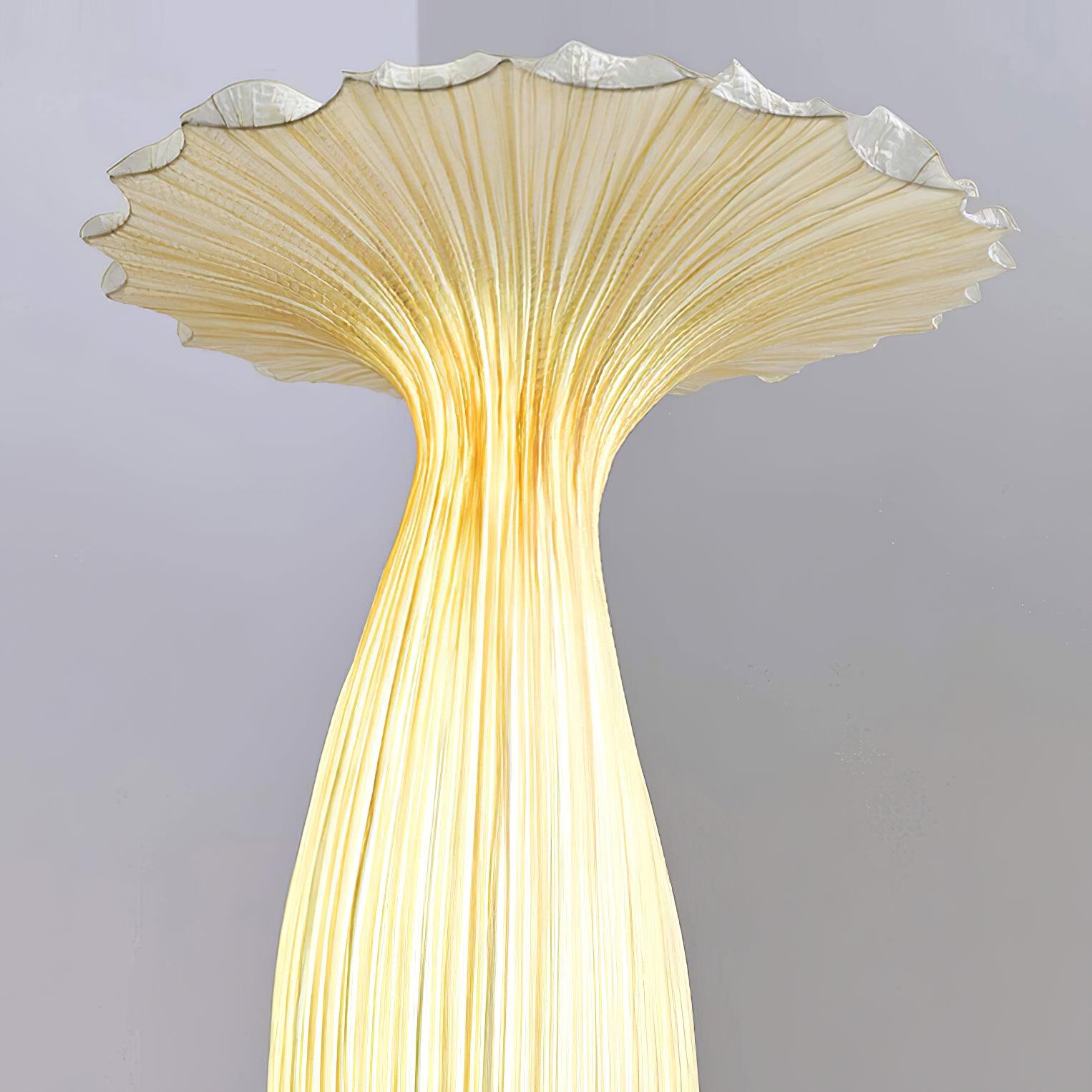 Modern Fabric Vase Floor Lamp with Integrated LED for Living Room Decor