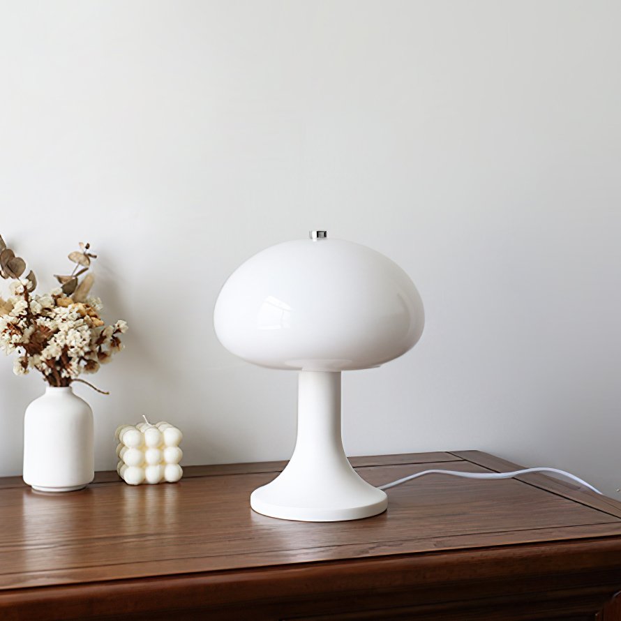 minimalist-white-frosted-glass-mushroom-table-lamp-with-natural-wood-base