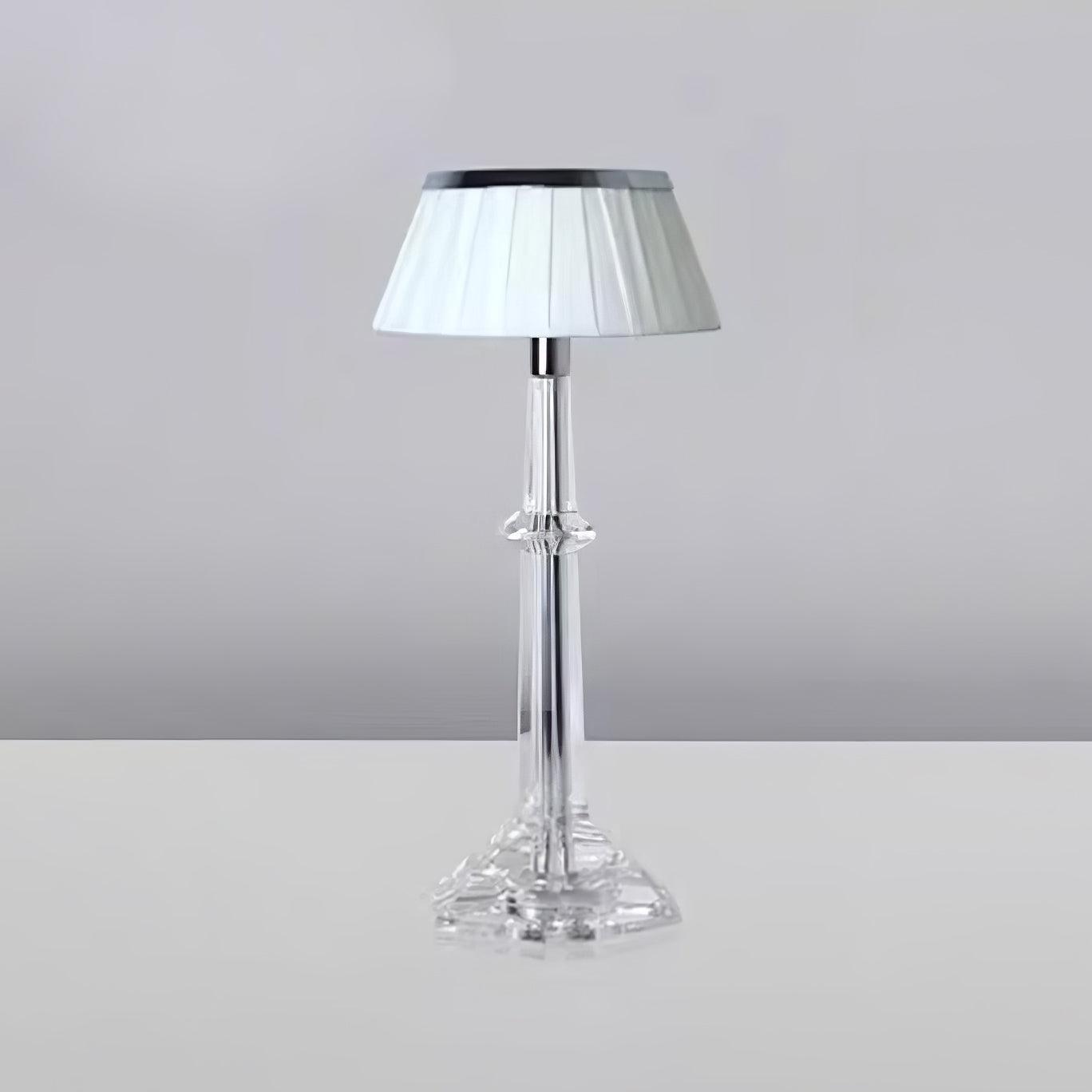 Versailles Modern Curved Glass Table Lamp for Bedroom and Office Task Lighting