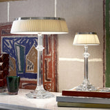 Versailles Modern Curved Glass Table Lamp for Bedroom and Office Task Lighting