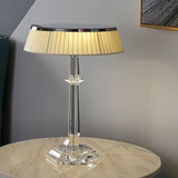 Versailles Modern Curved Glass Table Lamp for Bedroom and Office Task Lighting