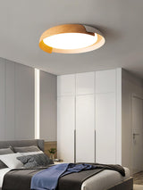 Modern Round LED Flush Mount Ceiling Light Contemporary Acrylic Fixture for Living Room and Office