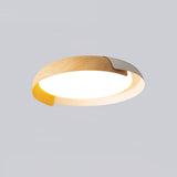 Modern Round LED Flush Mount Ceiling Light Contemporary Acrylic Fixture for Living Room and Office