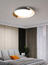Modern Round LED Flush Mount Ceiling Light Contemporary Acrylic Fixture for Living Room and Office