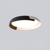 Modern Round LED Flush Mount Ceiling Light Contemporary Acrylic Fixture for Living Room and Office