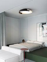 Modern Round LED Flush Mount Ceiling Light Contemporary Acrylic Fixture for Living Room and Office