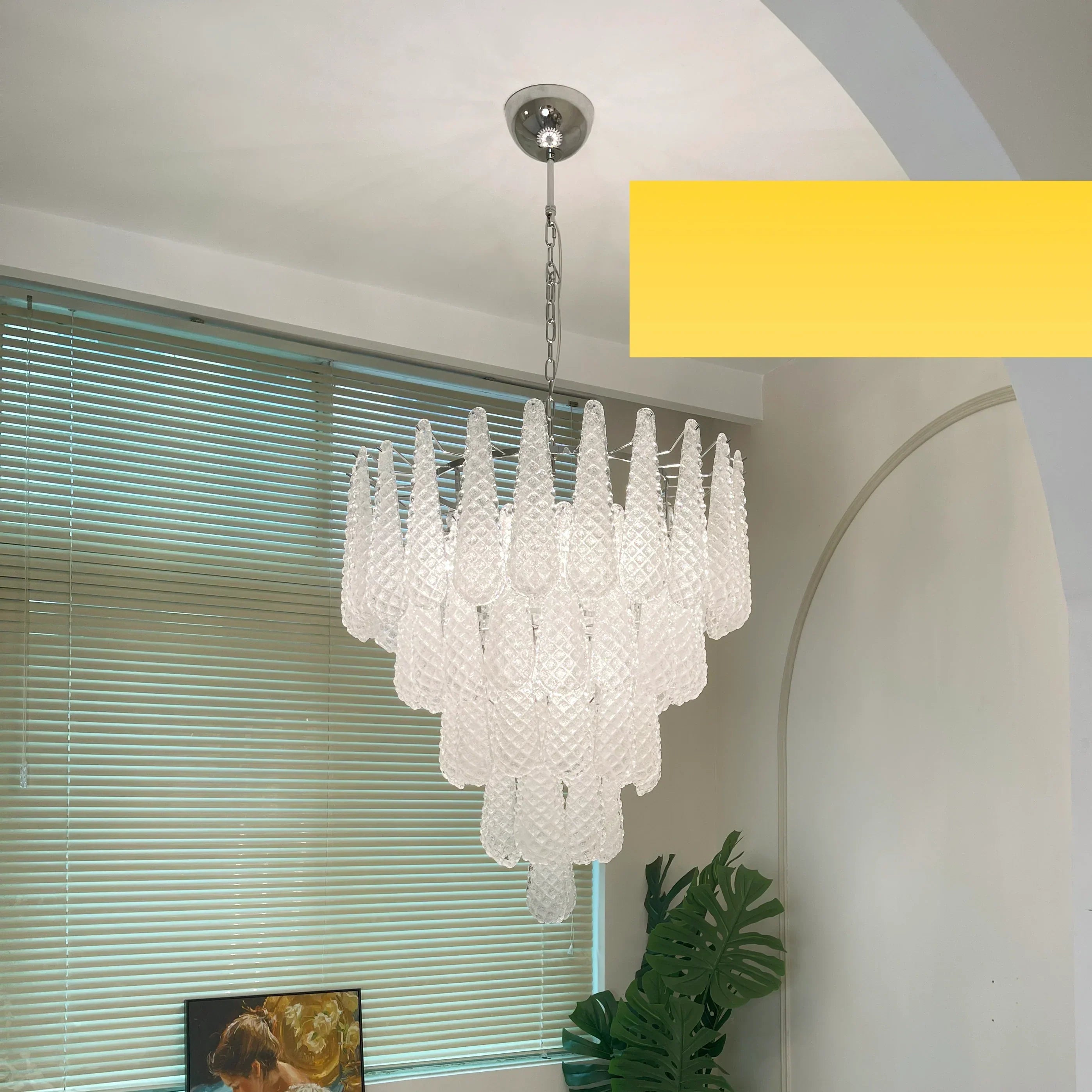 luxury-vintage-murano-glass-petals-drop-chandelier-elegant-transparent-glass-pendant-light