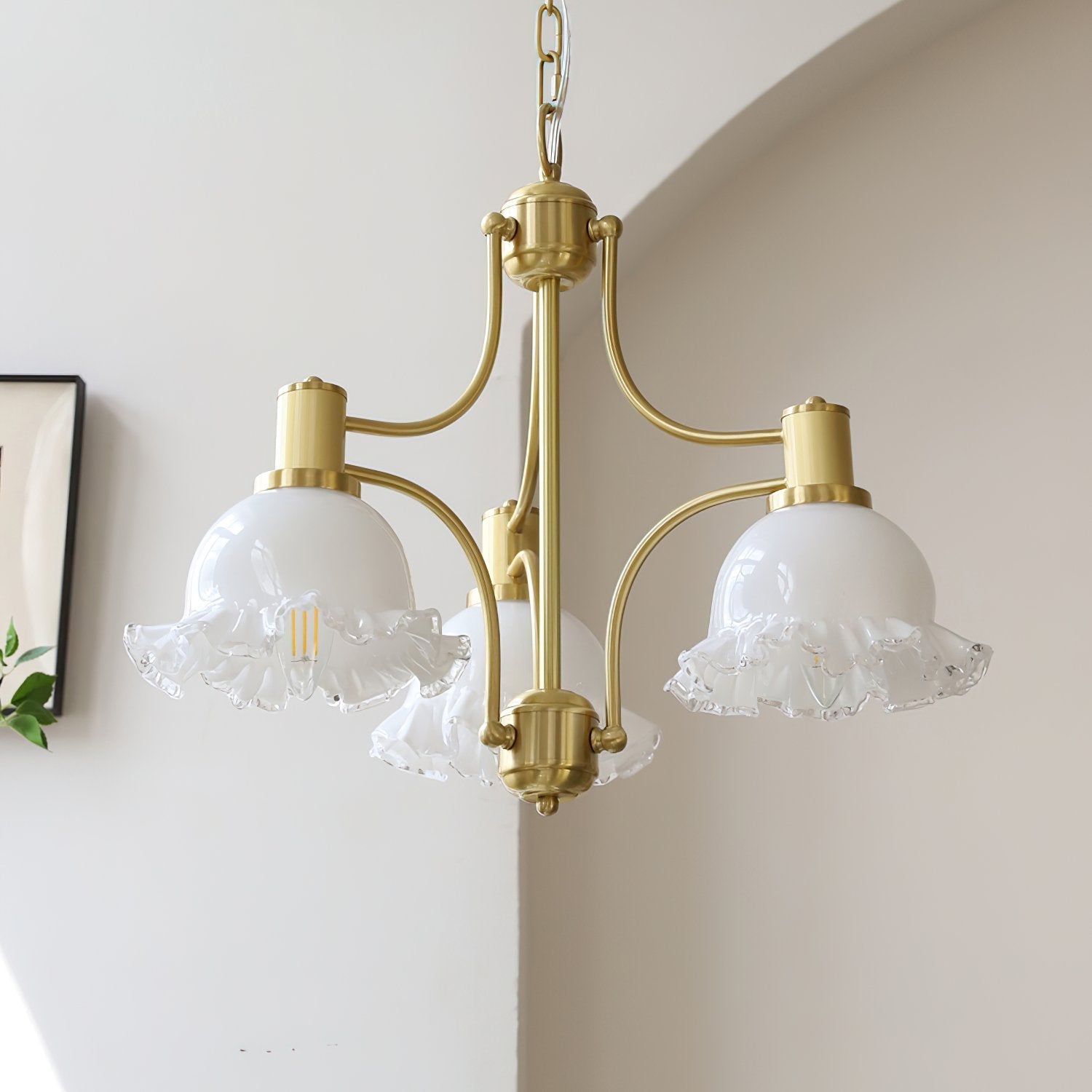 french-vintage-brass-floral-chandelier-with-glass-shades-elegant-copper-finish-hanging-pendant-light