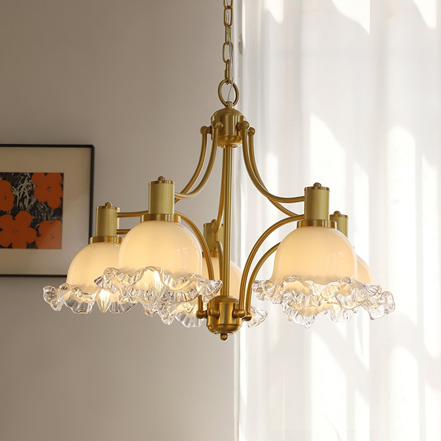 french-vintage-brass-floral-chandelier-with-glass-shades-elegant-copper-finish-hanging-pendant-light