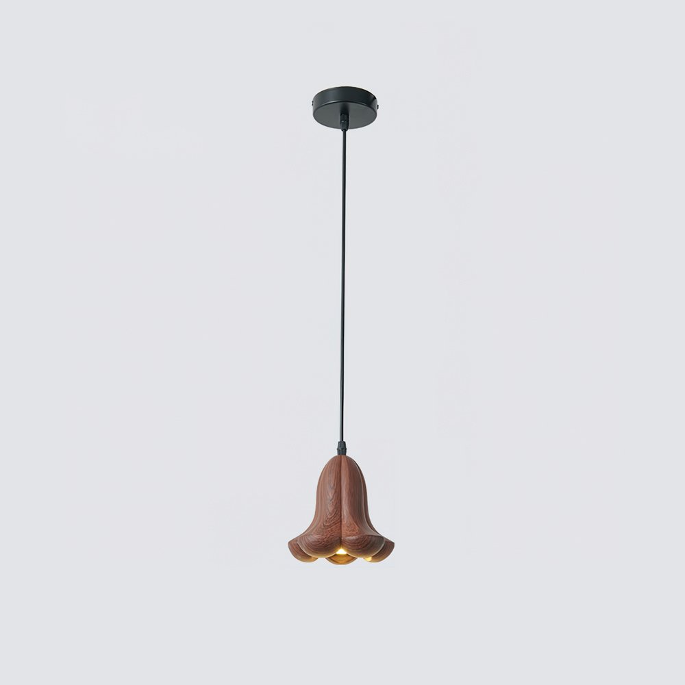 elegant-vintage-flower-design-resin-pendant-light-with-walnut-finish-led-shade