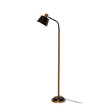Modern Torchiere Standing Floor Lamp with Metal Frame and Elegant Gold Accents