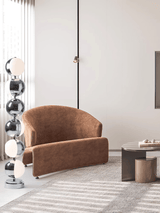 Modern Minimalist LED Standing Lamp with Chrome Finish and White Acrylic Shade