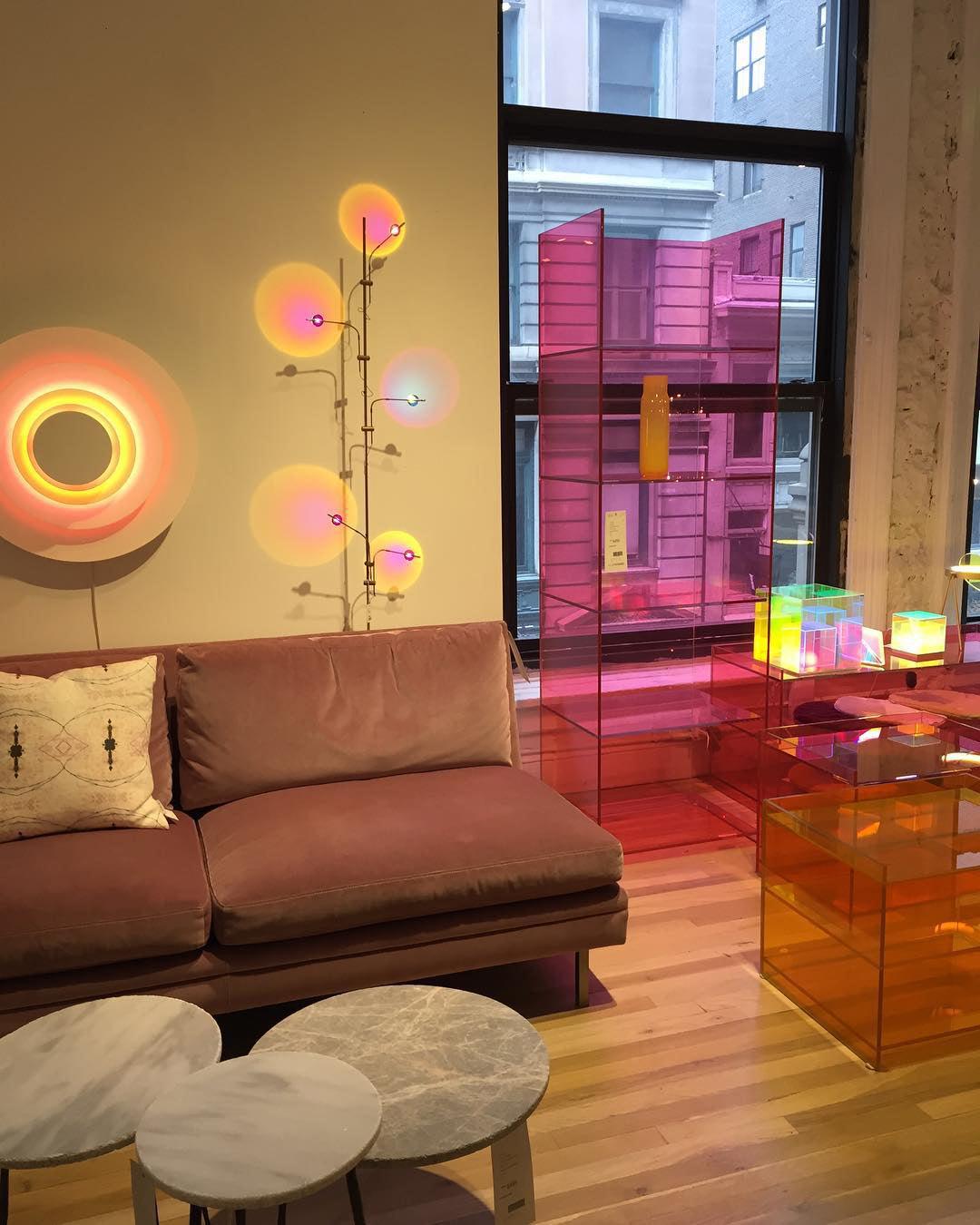 Wa Wa Designer Standing Floor Lamp with Integrated LED and Stainless Steel Accents