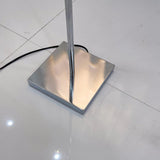 Wa Wa Designer Standing Floor Lamp with Integrated LED and Stainless Steel Accents