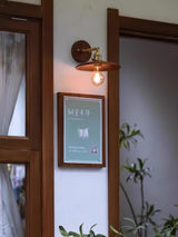 mid-century-modern-walnut-and-brass-flared-sconce-wall-light-for-living-room