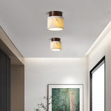 modern-walnut-wood-and-ripple-marble-flush-mount-ceiling-light-with-globe-glass-shade