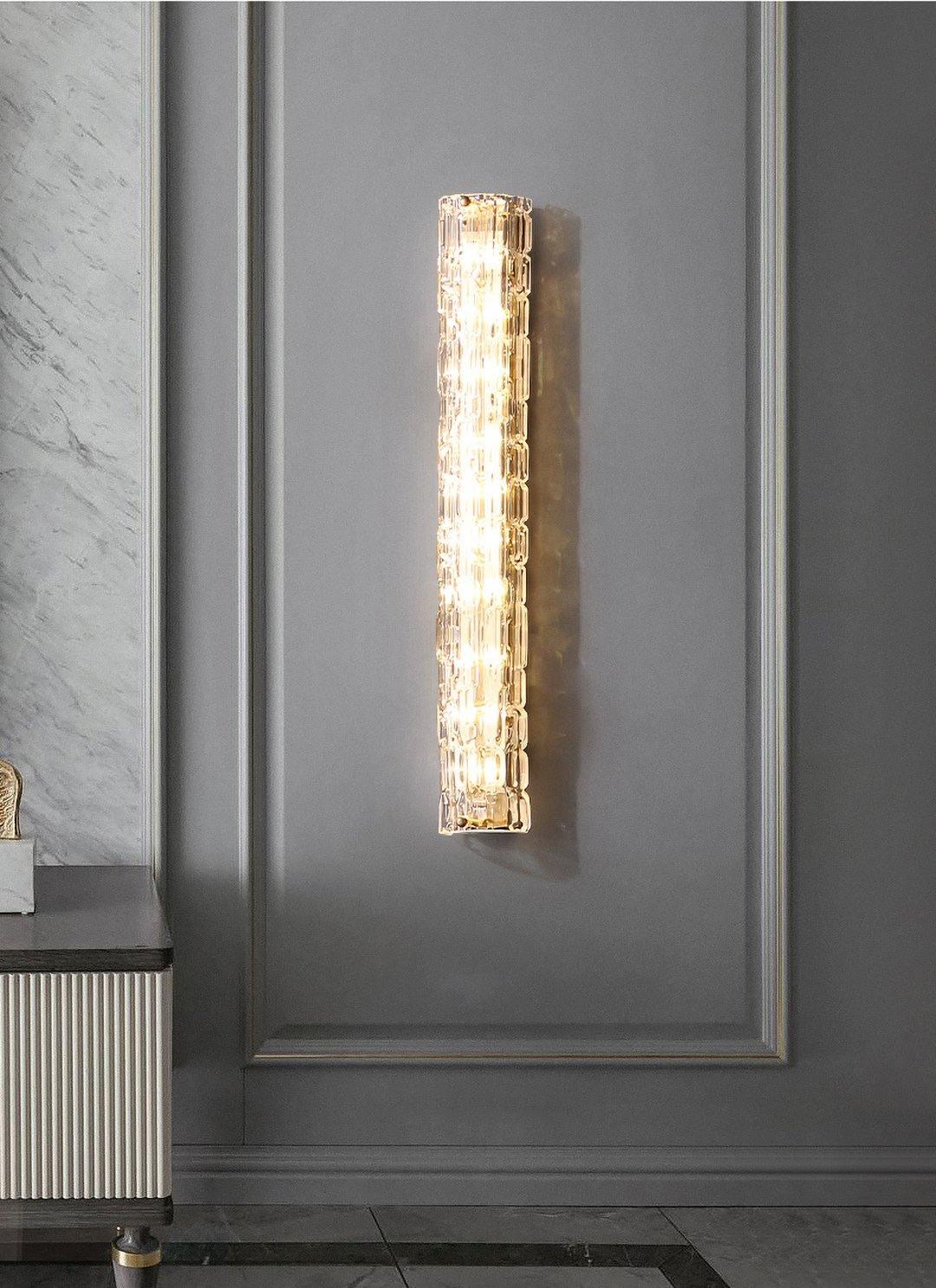 modern-brass-and-water-grained-glass-led-wall-sconce-light-set-of-2