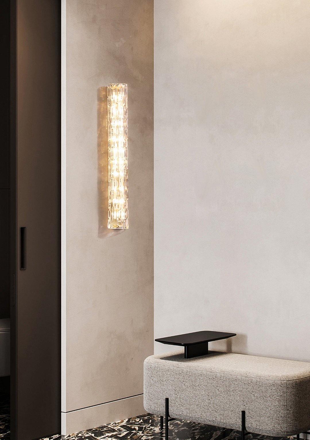 modern-brass-and-water-grained-glass-led-wall-sconce-light-set-of-2