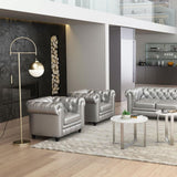 Modern Arc Floor Standing Lamp with Frosted Glass Globe and Brushed Brass Gold Finish