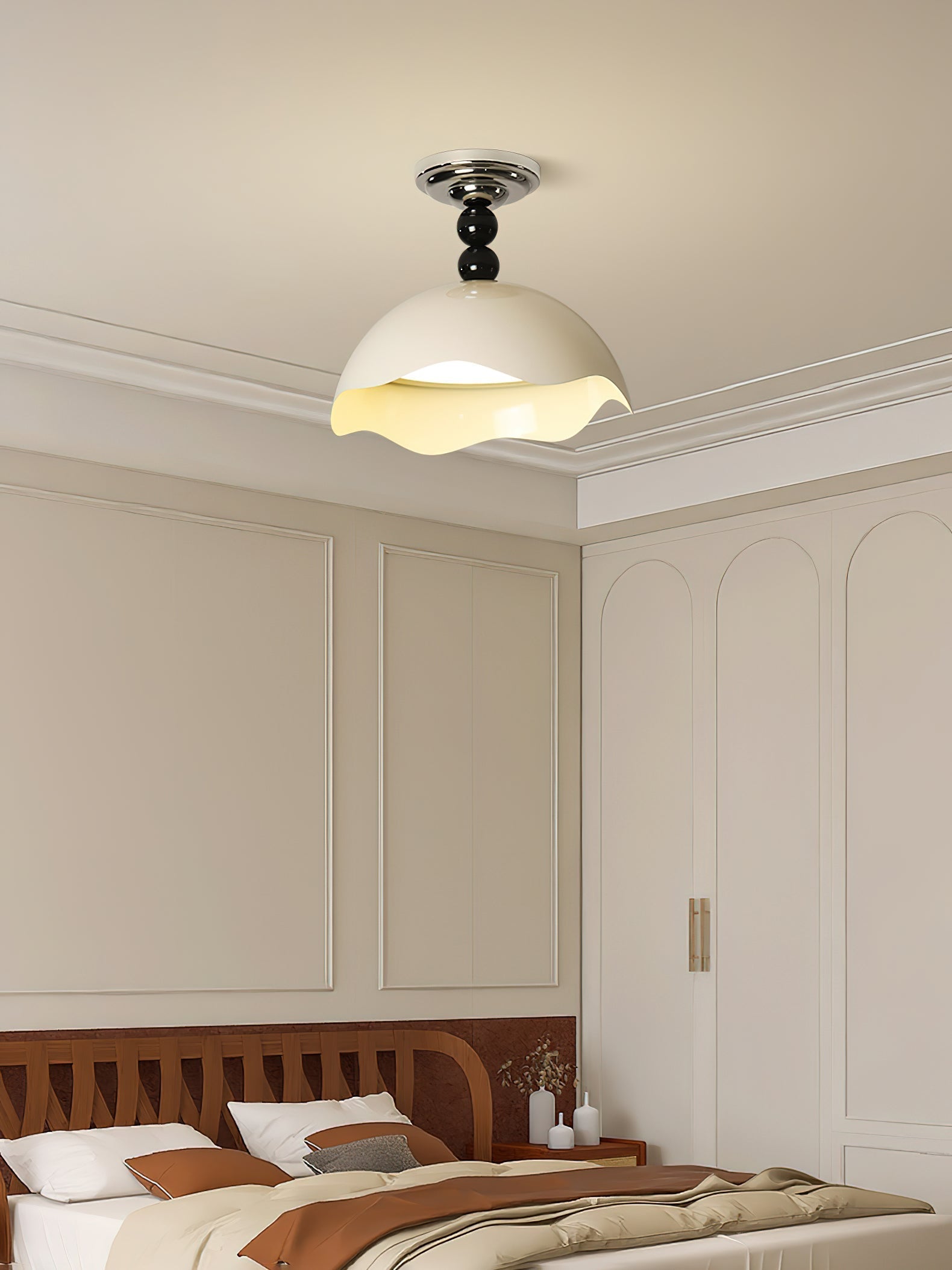 Wave Crest Modern Layered LED Ceiling Lamp for Contemporary Interiors