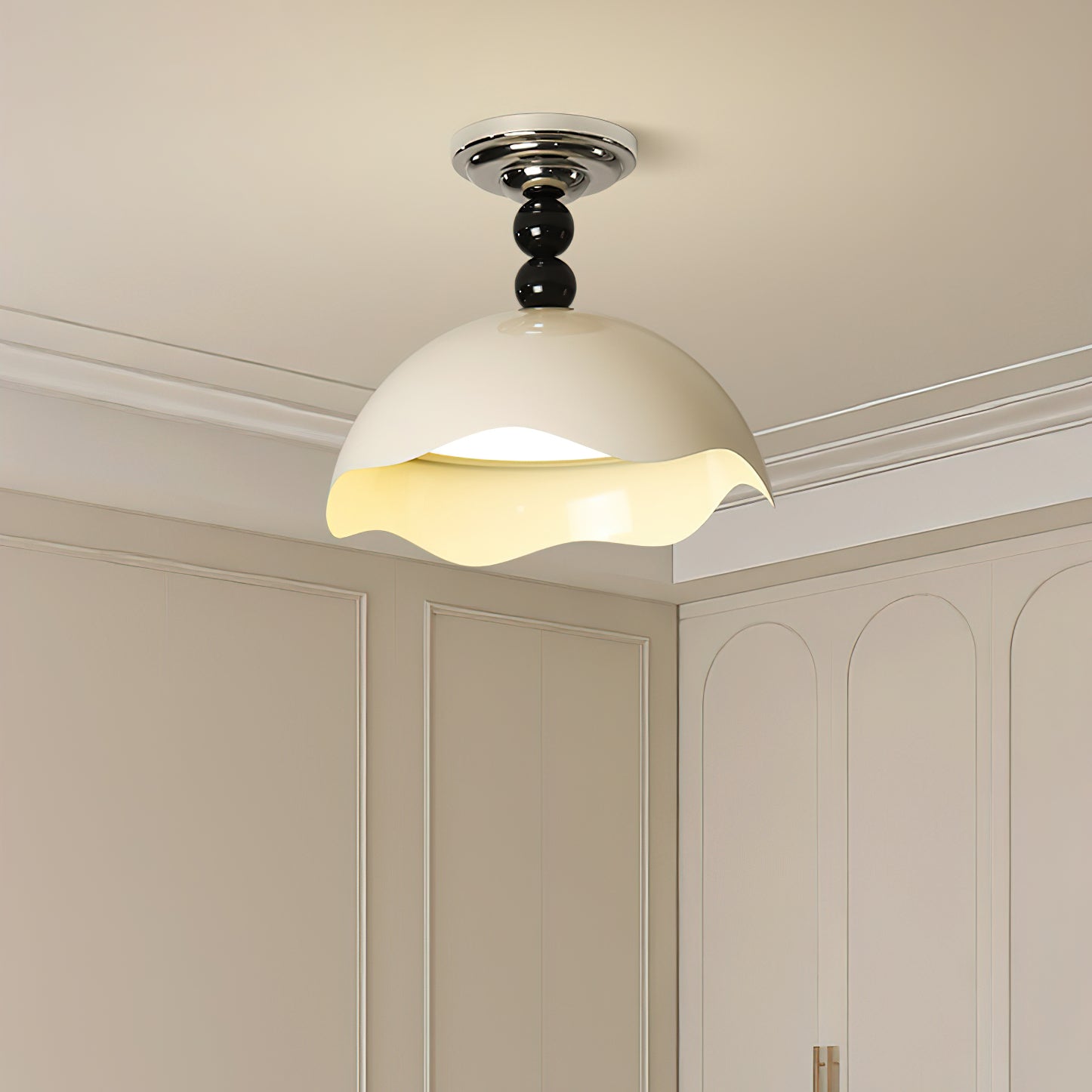 Wave Crest Modern Layered LED Ceiling Lamp for Contemporary Interiors
