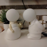 Elegant Baroque Resin Table Lamp for Weddings and Events Decorative LED USB Desk Light