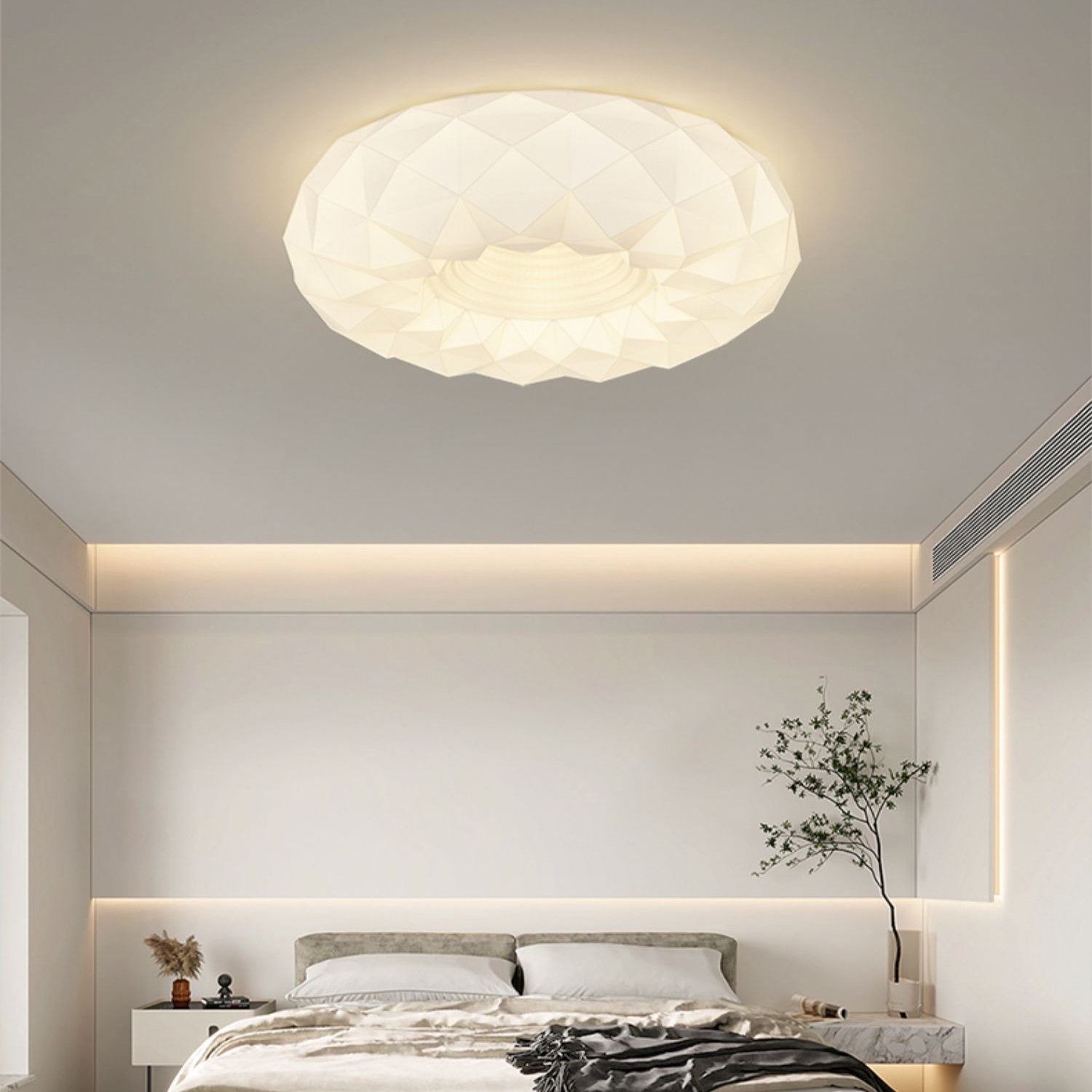 modern-white-honeycomb-led-flush-mount-ceiling-lamp-with-three-color-changing-modes